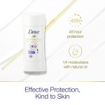 Dove Antiperspirant Deodorant Stick No White Marks on 100 Colors Sheer Fresh 48Hour Sweat and Odor Protecting Deodorant for Women oz 4 Count, 2.6 Ounce - Image 6